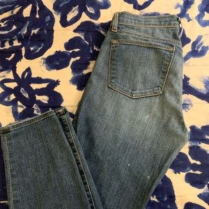 J Brand cropped skinny jeans